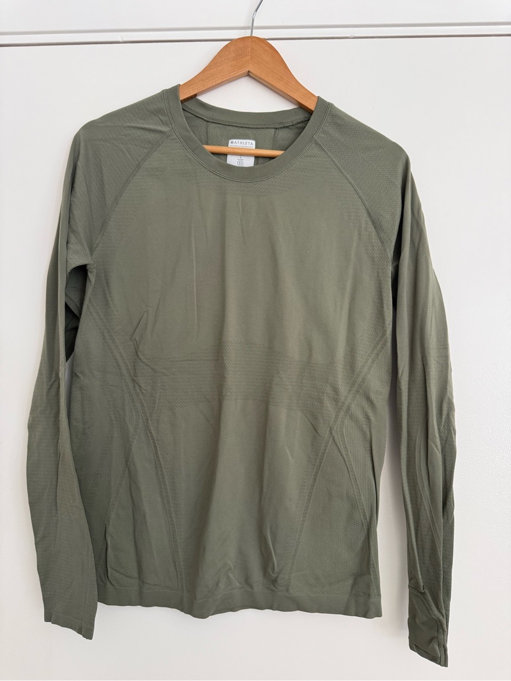 Athleta Men’s Long-Sleeve Performance Top - Olive Green